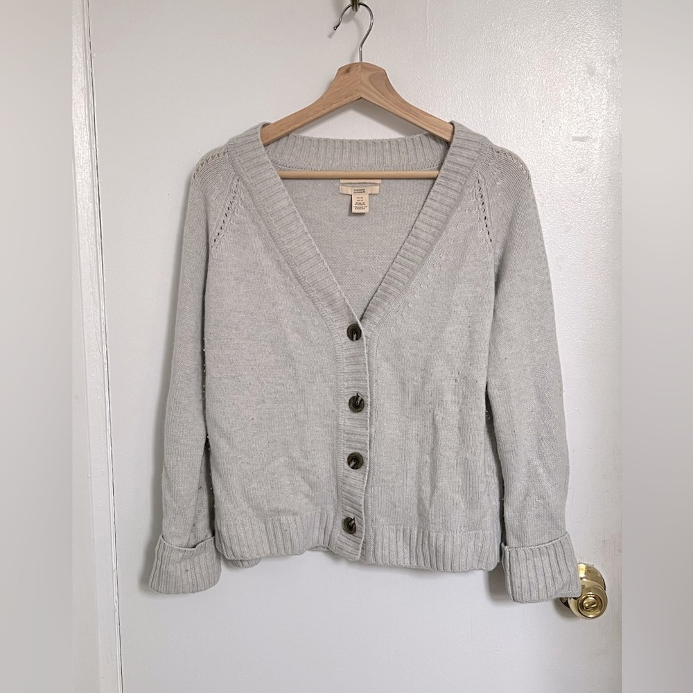 Cashmere button up cardigan hm